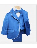 Abito bimbo elegante blu